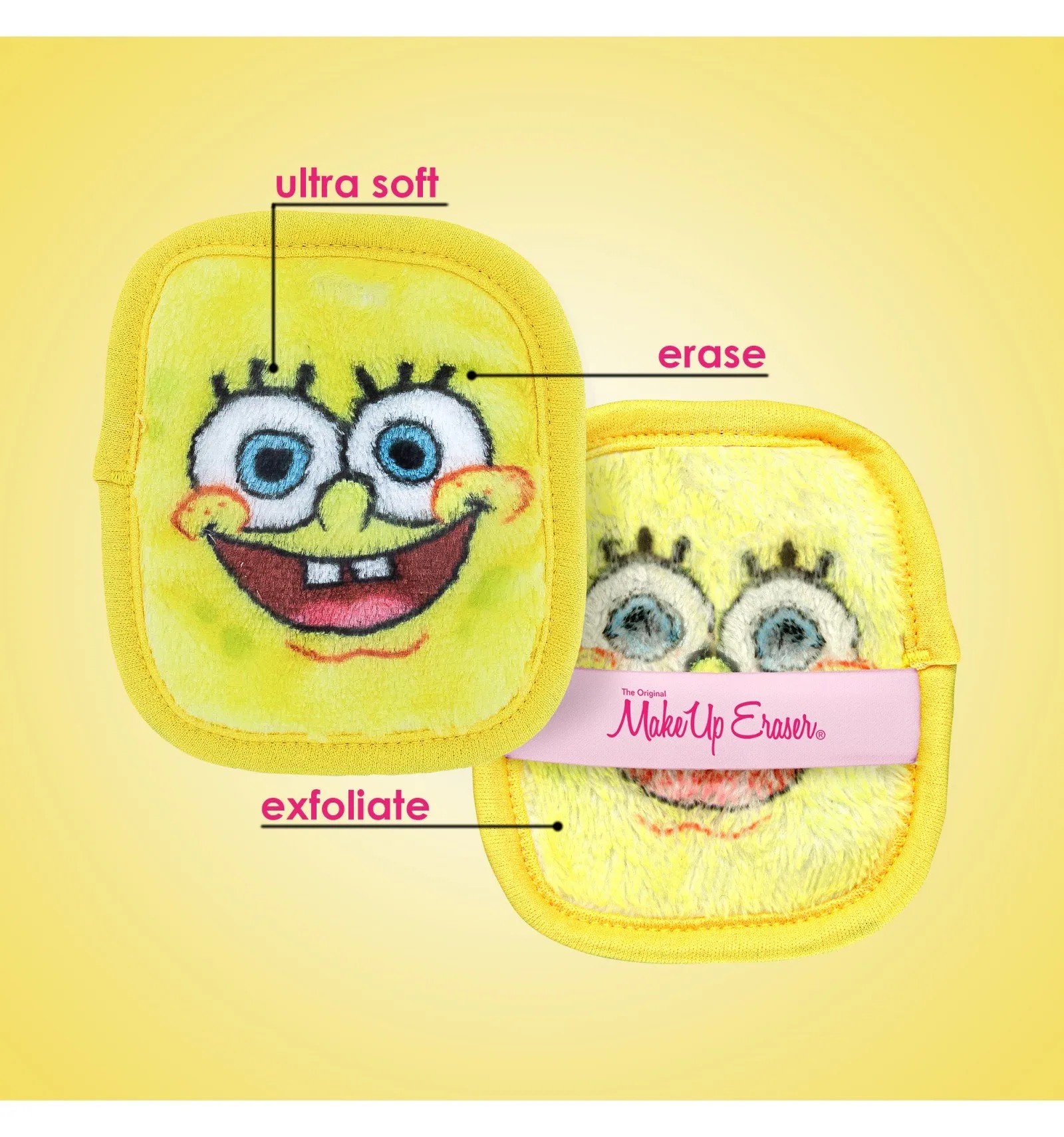 SpongeBob 7-Day Makeup Eraser Set - Imagen 3