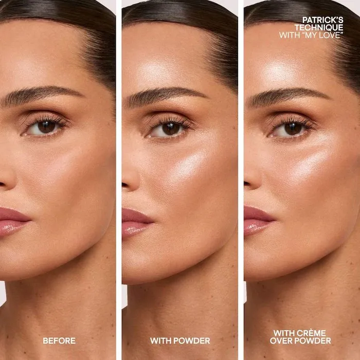 Major Glow Crème & Powder Highlighter Duo- My Love - Imagen 3