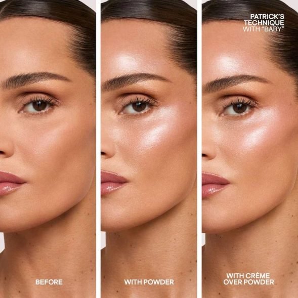Major Glow Crème & Powder Highlighter Duo- Baby - Imagen 5