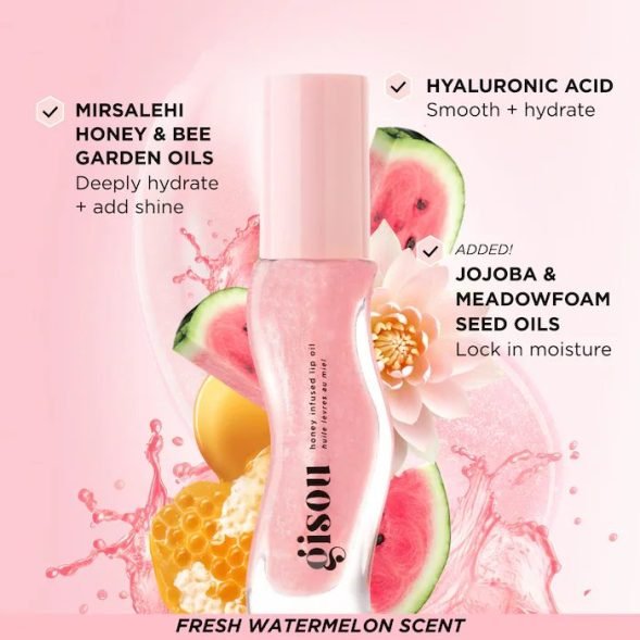 Honey Infused Lip Oil-Watermelon Sugar - Imagen 5