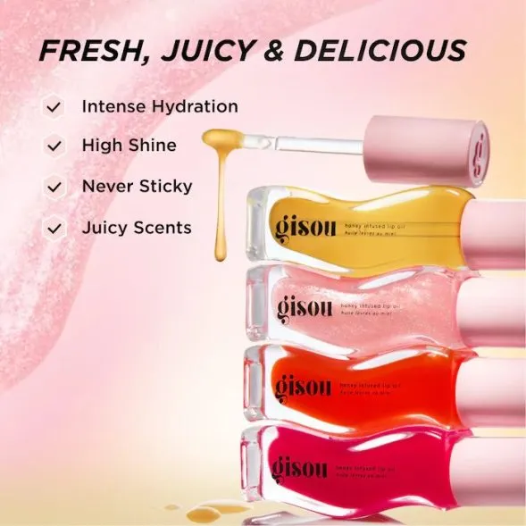 Honey Infused Lip oil-Strawberry Sorbet - Imagen 5