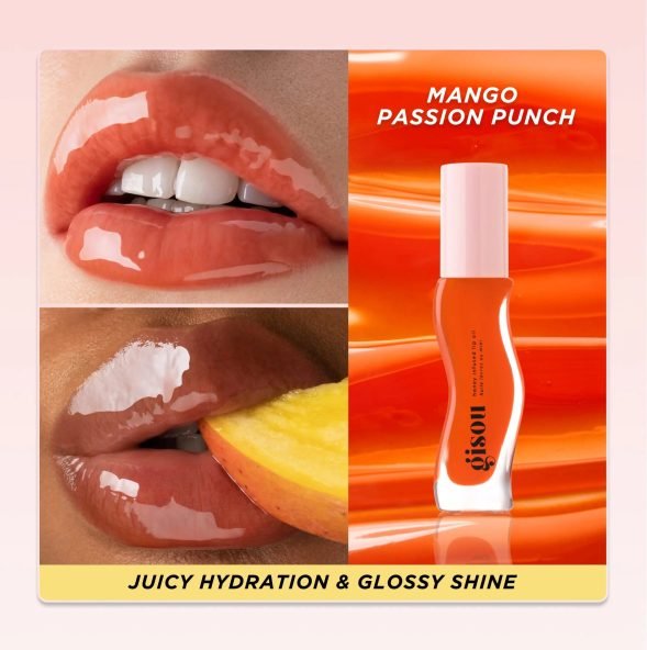 Honey Infused Lip Oil-Mango Passion Punch - Imagen 2