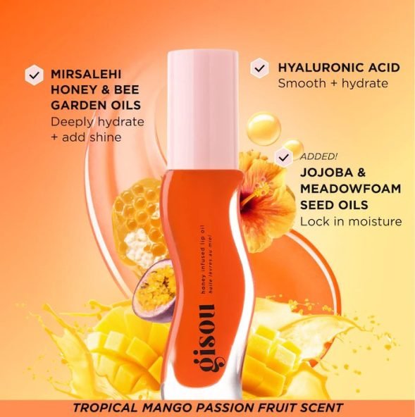 Honey Infused Lip Oil-Mango Passion Punch - Imagen 4