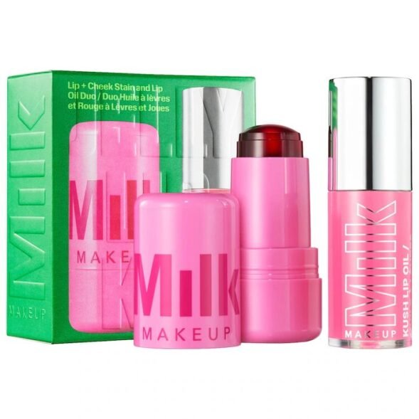 MILK MAKEUP The Jelly Lip Kit: Lip + Cheek Stain & Lip Oil Duo