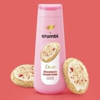 Dove x Crumbl Strawberry Body Wash