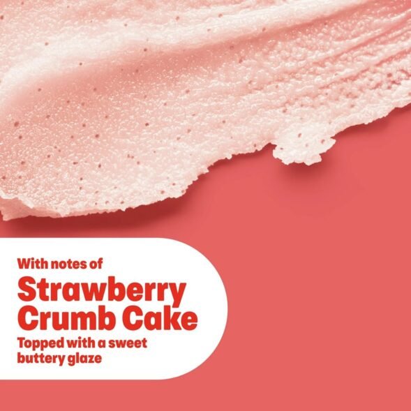 Crumbl Exfoliating Body Scrub Strawberry Cookie - Imagen 4